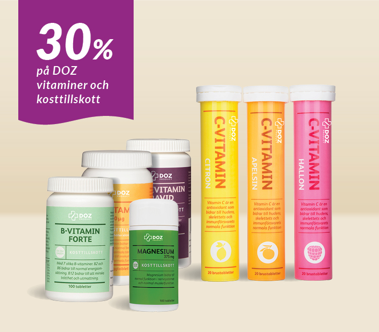 Kosttillskott och vitaminer